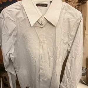 Men's Striped Dress Shirt - Gray
